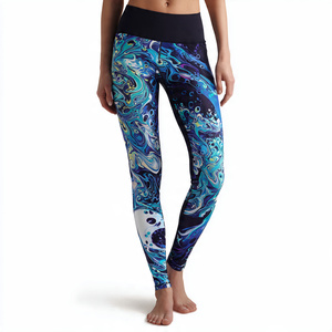 Compression Camouflage Leggings <b>Men's</b> Workout Athletic Elastic Waist Pants Gym Wear Camo Tight Pants Quick Dry Printed Leggings - Product Image 3