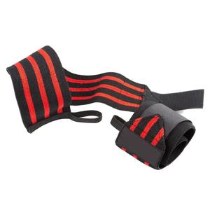 custom logo unisex wrist wraps nylon spandex heavy duty sport protection for gym workout <b>weightlifting</b> training - Product Image 1