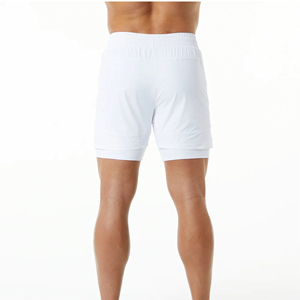 Pantalones Cortos Deportivos de Verano para Hombre, de Alta Calidad, con Logotipo Personalizado en la Parte Delantera, Cintura Elástica, Transpirables, Resistentes al Viento, de Secado Rápido, 100% Algodón, Malla - Product Image 4