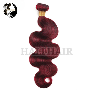 Trama vietnamita 100% Remy Extensiones humanas Onda del cuerpo Super Doble dibujado Textura suave Larga duración Natural Negro Color personalizado - Product Image 5