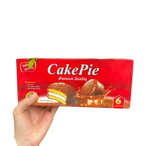 Mejor precio de fábrica de calidad de primera clase en Vietnam gran venta gran pastel de chocolate 6 paquetes/caja 108G - Product Image 1