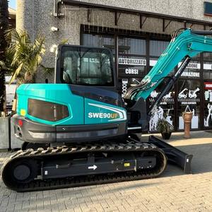 High Performance 3 Ton Used Yellow Crawler with Steel Tracks and Enclosed Safety Cabin for Industrial Trenching Projects - Product Image 4