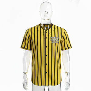 Service OEM, conception d'uniformes de baseball, vente en gros, jersey de baseball pour hommes 100% polyester - Product Image 6