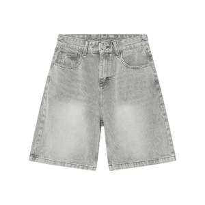 Wholesale Faded <b>Jeans</b> Shorts Customized <b>Jeans</b> Shorts Vintage Mid Waist Faded Acid Wash Denim Shorts <b>Men</b> - Product Image 4
