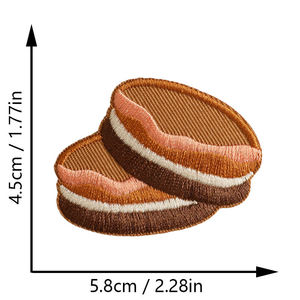 Patchs brodés personnalisés en gros, thermocollants, motif marguerite, fleur 3D brodée, pour casquettes, chapeaux, sacs, vestes, DIY, OEM, ODM - Product Image 1