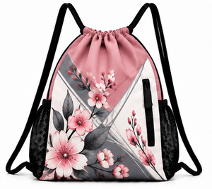 Sac à dos en polyester premium avec cordon de serrage, léger, idéal pour la gym, le sport, les voyages, l'école, les événements, le rangement de cadeaux, vente en gros, fitness - Product Image 1