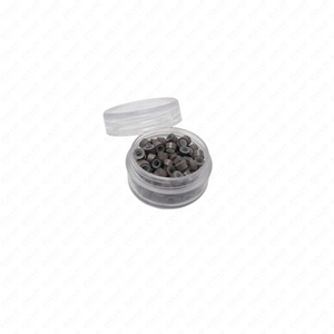 Anillas de Microenlace de Alta Calidad de 5mm, Color Marrón, con Revestimiento de Silicona, para Extensiones de Cabello, Uso Profesional en Salón - Product Image 4