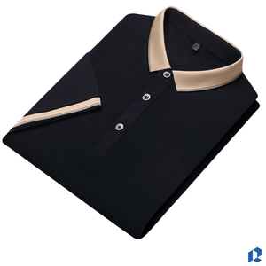 Polo de Manga Corta Modal de Lujo para Hombre, Unisex, Calidad Premium de Exportación, Logotipo Personalizado, Uso en Restaurantes y Bares, Muestra en 7 Días, OEM - Product Image 4