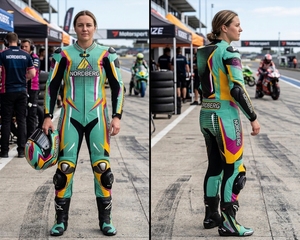 Motorcycle Racing Leather Suit CE UKCA Certified Garment AAA Rated Cowhide + Kangaroo Leather Options 1 Piece & 2 Piece - Product Image 1