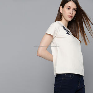 Nardon เสื้อยืดมีกระดุมสำหรับผู้หญิง, เสื้อยืดลำลองผ้าฝ้าย100% ปรับแต่งได้สำหรับออกกำลังกายยิมทรงหลวม - Product Image 3