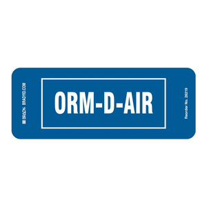 สติกเกอร์ติดสินค้าแบบกาวในตัว Brady ORM-D-AIR สำหรับการขนส่งทางอากาศ ทนทาน กันน้ำ แบบนูนต่ำ - Product Image 2
