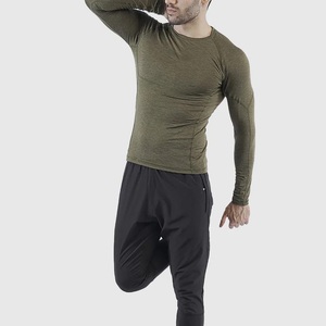 T-shirt de compression respirant pour homme, gainant ventre plat, manches courtes, soutien dorsal, correcteur de posture, sous-vêtement de fitness - Product Image 3