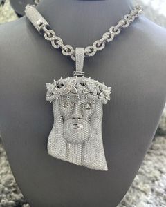 Collar de Moissanita Personalizado de Alta Calidad en Plata de Ley 925 con Incrustaciones de Diamantes, Estilo Hip Hop - Product Image 5