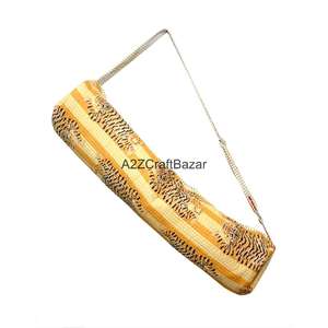 Bata Larga Informal para Mujer, Hecha a Mano en India, de Algodón, con Cuello en V, Estampado Floral, Transpirable, Lavable a Máquina, con Cierre de Cinturón - Product Image 4