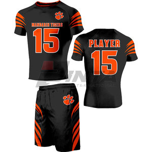 Uniforme de Fútbol Americano de Manga Corta Transpirable de Alto Rendimiento con Tela que Absorbe la Humedad, Colores y Logotipo Personalizables - Product Image 4