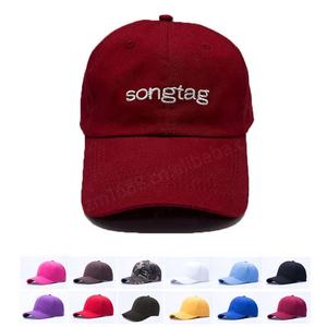 Gorra de béisbol de 6 paneles de algodón con logotipo bordado ajustable clásico para hombre, sombrero deportivo perforado para papá - Product Image 5