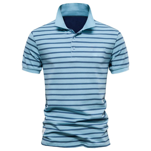 Chemises décontractées pour hommes, qualité supérieure, personnalisées, en coton/fibre de bambou respirant, manches courtes, logo personnalisé, polo - Product Image 1