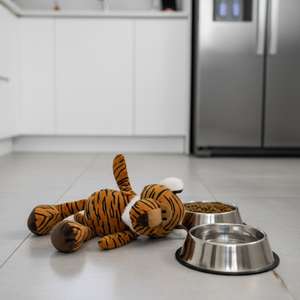 Yommy Furry Friends 35CM Giocattolo di Peluche della Giungla, Morbido e Resistente, Bambola di Peluche Abbracciabile per Cani e Gatti, Giocattoli per Animali Domestici - Product Image 3