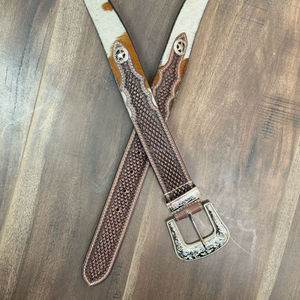 Ceintures en cuir de vachette Western scintillant de créateur Vente en gros de haute qualité cristal unisexe diamant strass usiné à la main cristal - Product Image 5