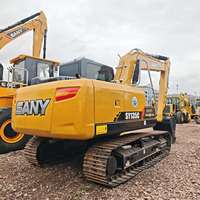 Excavatrice Sany SY135C d'origine usine, 13 tonnes, peinture non finie, pour travaux de construction