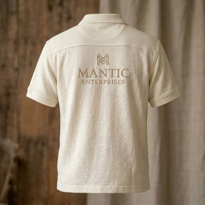 Nueva Llegada, Camiseta Polo Personalizada Informal de Manga Corta a Rayas con Botones, Tela de Rizo Suave con Corduroy para Hombre - Product Image 2
