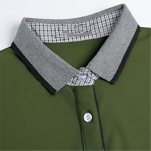 Camisa Polo de Manga Corta para Hombre, Combinación de Colores, Ideal para Deportes al Aire Libre como Golf - Product Image 3