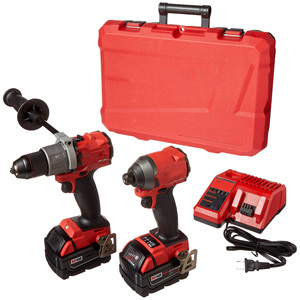 Kit combinado de herramientas eléctricas M18 FUEL de 18 V 2997-22 para distribuidores internacionales, juego de taladro percutor y destornillador de impacto 2997-22 al por mayor - Product Image 1