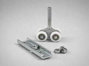 Modern GI Durable Rust Resistant Smooth Rolling Low Noise Interior Sliding Door Hardware Roller 1.5mm Mild Steel Galvanized <b>Iron</b> - Product Image 4
