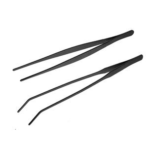 Pince de manipulation stérile très demandée, couleur noire, en acier à haute teneur en carbone, pince manuelle extra longue pour serpents et insectes - Product Image 1