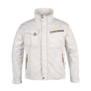 Chaqueta de Lana Blanca para Hombre, Estilo Varsity, Delgada, a la Moda, Resistente al Viento y Ecológica - Product Image 2