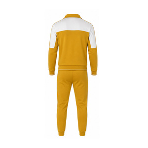 Custom Men Gym Tracksuits Fleece Athletic Sport Set Zip Jacket Jogger <b>Pants</b> Wholesale OEM Sports Clothing Supplier OEM Wholesale - Product Image 2