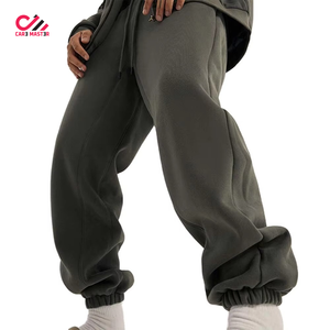 Fashionable Men's Straight Baggy <b>Trouser</b> 100% Cotton Lightweight Mid Waist Comfortable Casual Breathable Quick Dry Eco-Friendly - Product Image 1