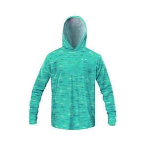 Sweat-shirt à capuche de pêche pour homme, nouvelle conception, sublimation, respirant, imperméable, UPF 50, séchage rapide, léger, manches longues - Product Image 4