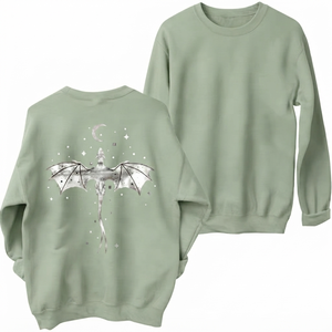 Sudadera de terciopelo con cuello redondo y mangas farol para mujer, color verde claro, de la marca MANUFACTURER, estilo casual urbano, transpirable, para invierno, de nailon/algodón. - Product Image 1
