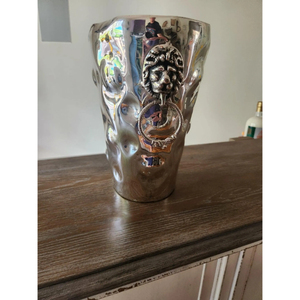 Golden Finished Metal Aluminium Luxury Wine Cooler <b>Ice</b> <b>Bucket</b> Home Hotel <b>Table</b> Decoration Silver Color Shiny Polished <b>Bucket</b> - Product Image 2