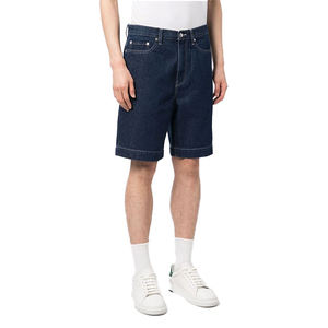 Custom Logo Mens Distressed Ripped Denim <b>Cargo</b> Pants Breathable Eco-Friendly Acid Wash <b>Vintage</b> Streetwear Knee Length Drawstring - Product Image 3
