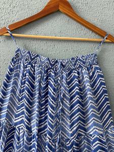 Modèle de couture pour jupe longue décontractée pour femmes, taille élastique respirante, design à étages avec méthode de tissage non tissé - Product Image 6