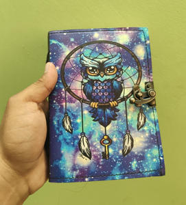 Customized Crystal & Gemstone Leather Journals Wiccan Occult & Spiritual Embossed Notebook with Vintage Edge Paper - Product Image 6