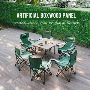 24 Pannelli di Siepe Artificiale 24x16 Pollici, Schermo Verde Realistico per Privacy, Decorazione per Giardino, Patio e Muri Esterni - Product Image 5