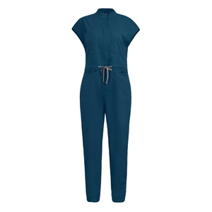 Apparel Plus Size One Piece Nursing Jumpsuit Hospital Uniforms Unisex Medical Nurses Work <b>Clothes</b> <b>Scrubs</b> Sets Spandex/Polyester - Product Image 6
