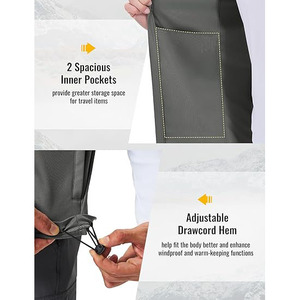 Chaleco de Trabajo de Invierno para Hombre de Lona de Alta Calidad al por Mayor, Chaleco Deportivo con Logotipo Bordado Personalizado, Cremallera, Impermeable, de Secado Rápido y con Calefacción - Product Image 6