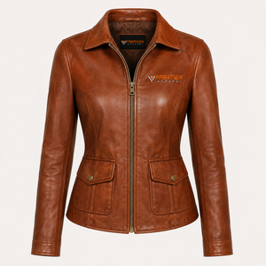 Chaquetas de Cuero para Mujer, Cuello Alto, Forro de Cuero, Cálidas para Invierno, Acolchadas, Transpirables, Servicio OEM ODM - Product Image 4