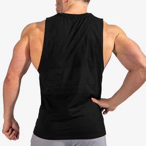 OEM Service Latest Design Knitted Breathable Gym <b>Singlet</b> <b>for</b> <b>Men</b> High Quality Low Price Top Selling Made in Pakistan - Product Image 3