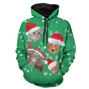 เสื้อสเวตเตอร์ขนแกะมีฮู้ดคอปกมีโลโก้ด้านหน้าสำหรับฤดูหนาวตามสั่ง - Product Image 6