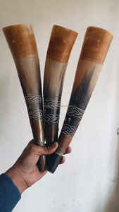 Corne de soufflage de boeuf écologique faite à la main découpant l'artisanat naturel poli de style animal élégant - Product Image 3