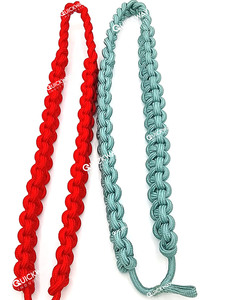Wholesale <b>Red</b> Shoulder Cord with Button Loop Decorative Uniform Accessory - Product Image 2