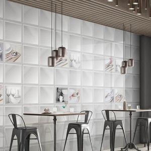 Azulejos de Pared de Cerámica Digital Super Blancos Resistentes al Agua de 300x600 para Proyectos de Construcción Industrial e Interiores Modernos de Hospitales - Product Image 1