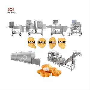 Machine à fabriquer des galettes à bas prix pour hamburgers, machine de traitement automatique de nuggets de poulet à haute efficacité, machine à former des coupes de viande pour hamburgers - Product Image 4