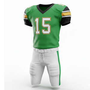 Ensemble maillot et pantalon de football américain pour hommes, tissu respirant, idéal pour les entraînements et les matchs. - Product Image 1