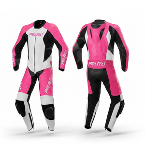 Vêtements de sécurité de qualité supérieure, combinaison en cuir pour course moto, équipement de protection respirant, armure CE, combinaison de course moto - Product Image 2